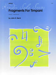 FRAGMENTS FOR TIMPANI TIMPANI SOLO cover Thumbnail